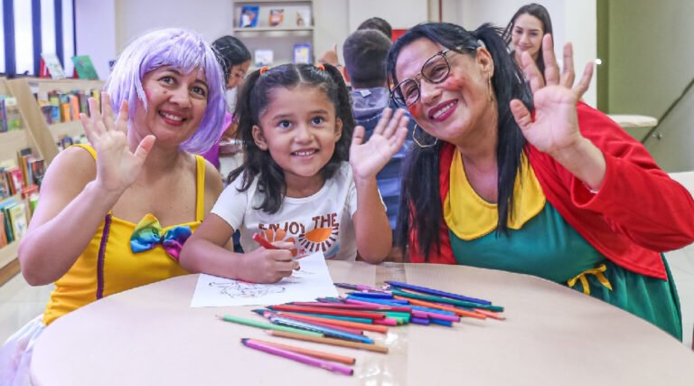 Colônia de Férias na Biblioteca Padre Trindade de Cruzeiro do Sul oferece diversão e leitura para crianças