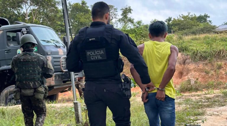 Polícia Civil e Exército realizam operação integrada e prendem traficante em Rodrigues Alves