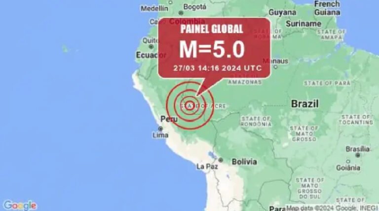 Terremoto que atingiu o Acre tinha potencial para matar pessoas e foi sentido em 4 cidades