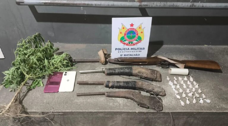 Polícia apreende drogas, armas e realiza prisão em operação no Ramal do Belo Monte