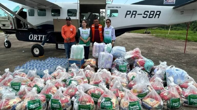 Segunda remessa de ajuda humanitária do governo chega a Porto Walter