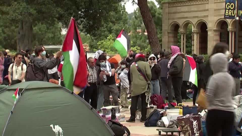 manifestantes-entram-em-confronto-em-protestos-pro-palestina-nos-eua-|-cnn-brasil