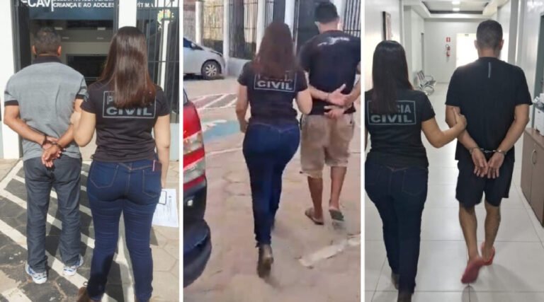 No Acre três homens são presos por violência contra mulheres
