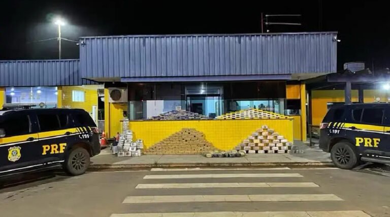 PRF faz a maior apreensão de drogas do ano; origem seria a Colômbia