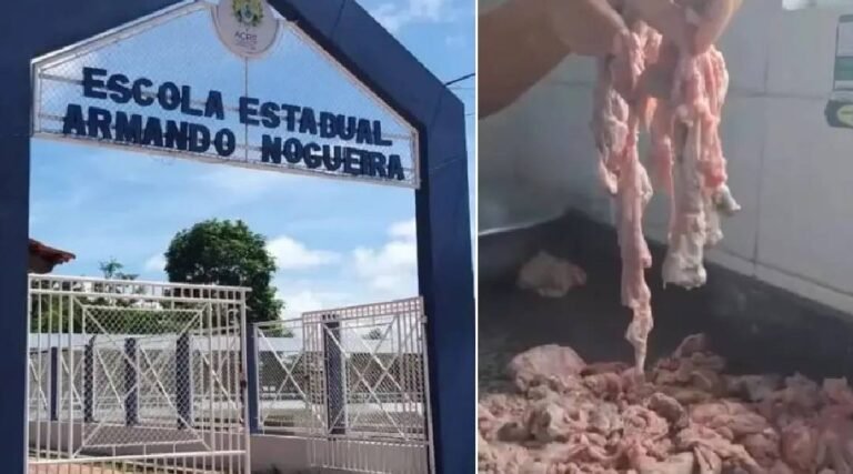 Carne estragada e pelancas são oferecidas em lanche de escola no Acre; diretora é afastada do cargo