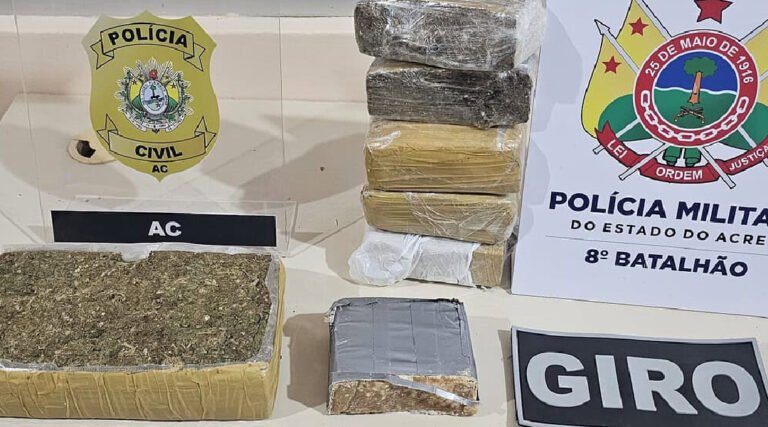 Apreensão de drogas no Acre gera prejuízo de mais de R$ 40 mil aos criminosos