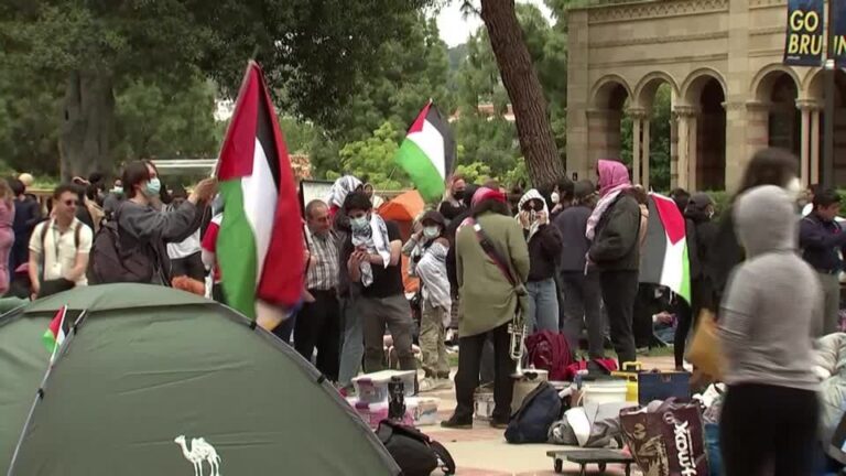 manifestantes-entram-em-confronto-em-protestos-pro-palestina-nos-eua-|-cnn-brasil