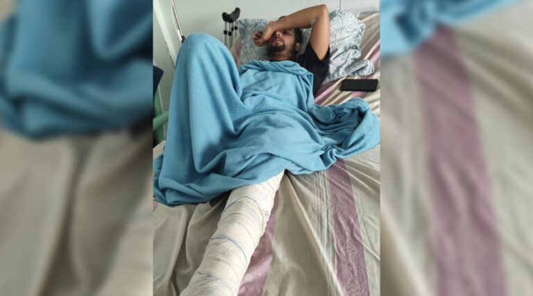 Jovem Mauro Neto segue internado lutando pela vida após acidente na estrada Dias Martins