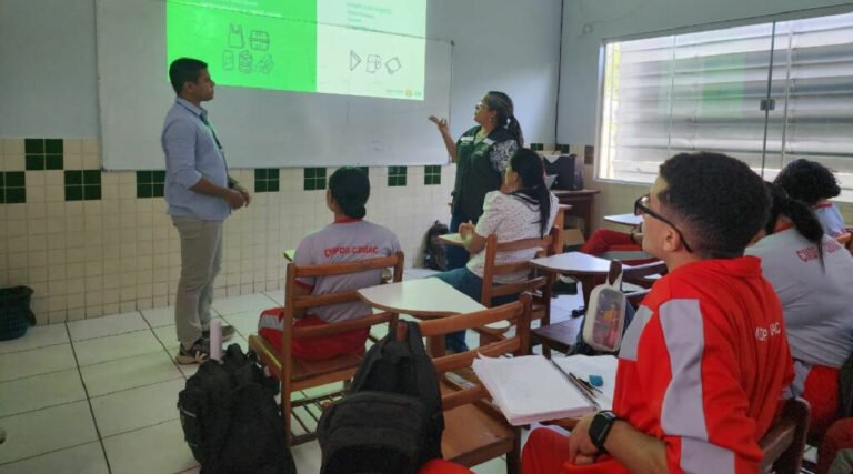 “O meio ambiente é essencial à vida do ser humano”, disse aluna de escola militar durante ações da Sema e Imac em Cruzeiro do Sul