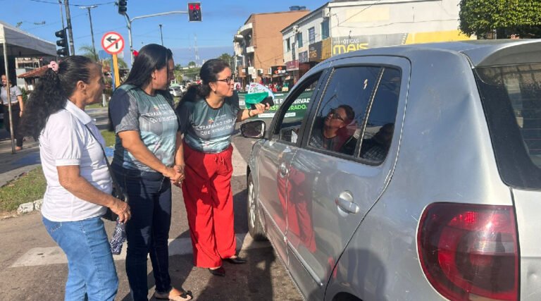 Blitz educativa alerta sobre o combate ao trabalho infantil em Cruzeiro do Sul