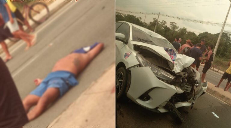 Motoqueiro morre após colidir frontalmente com carro em Cruzeiro do Sul