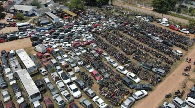 Detran-AC publica edital de leilão com mais de 450 veículos para reciclagem; veja lista