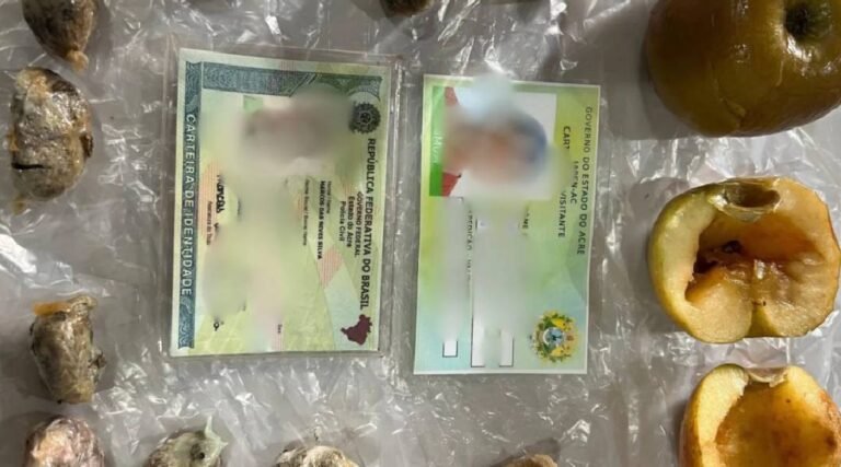 Polícia encontra maçãs ‘recheadas’ com droga que seriam entregues a detentos no AC; assista