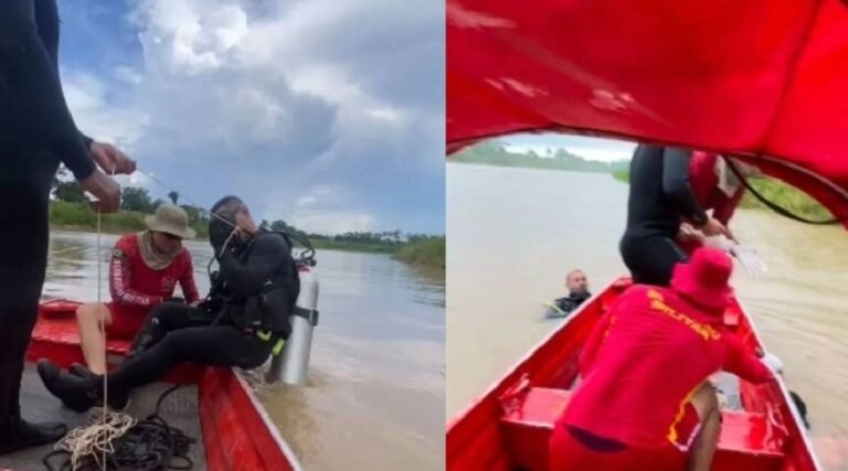 Bombeiros de Feijó encontram corpo de mulher afogada no Envira