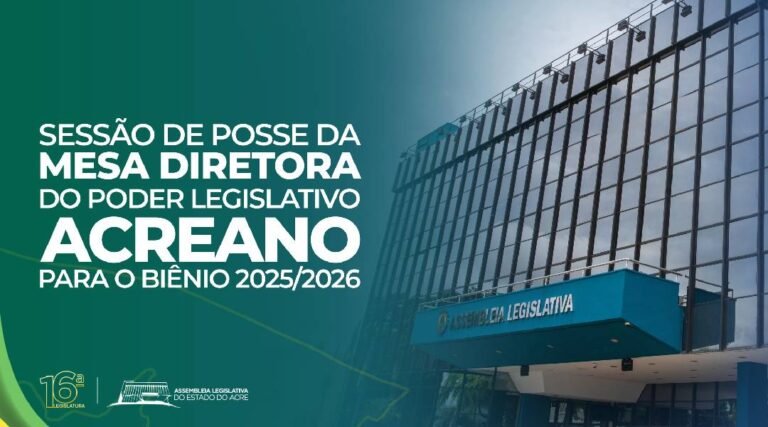 Nova Mesa Diretora da Aleac tomará posse em sessão solene no próximo sábado