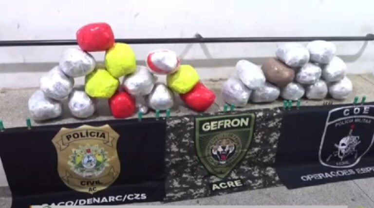 Operação Protetor: forças de segurança apreendem 26 kg de drogas em Mâncio Lima