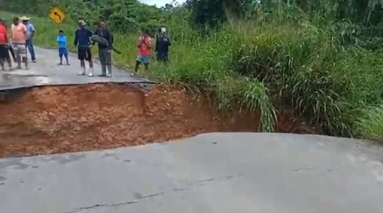 Chuva causa rompimento na BR-364 em Tarauacá e isola região do Juruá