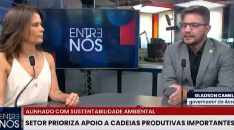 Gladson destaca crescimento do agronegócio e potencial turístico do Acre em entrevista nacional