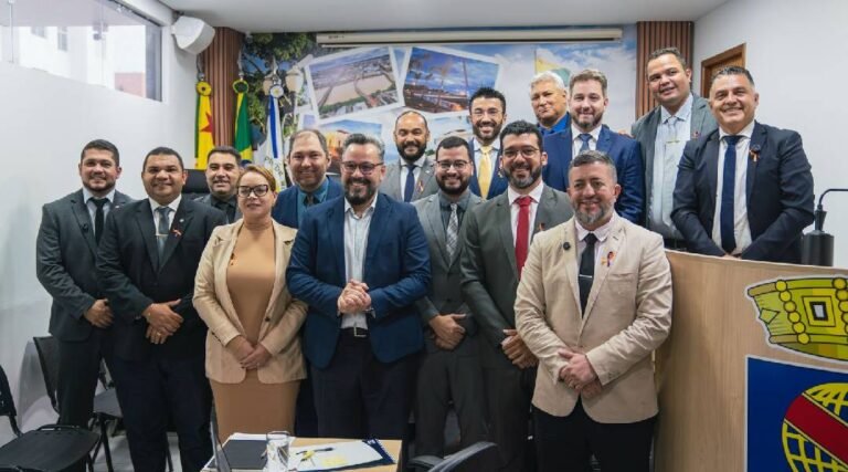 Alan Rick apresenta projeto de saneamento à nova composição da Câmara de Vereadores de Rio Branco