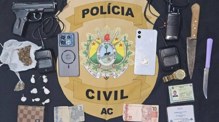 Polícia Civil apreende adolescente envolvido com o tráfico de drogas em Cruzeiro do Sul