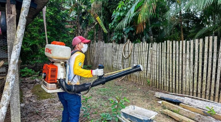 Casos notificados de dengue aumentam mais de 300% em Rodrigues Alves no início de 2025