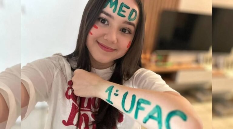 Aos 17 anos, acreana conquista 1º lugar em Medicina na Ufac após dedicação intensa e foco no sonho
