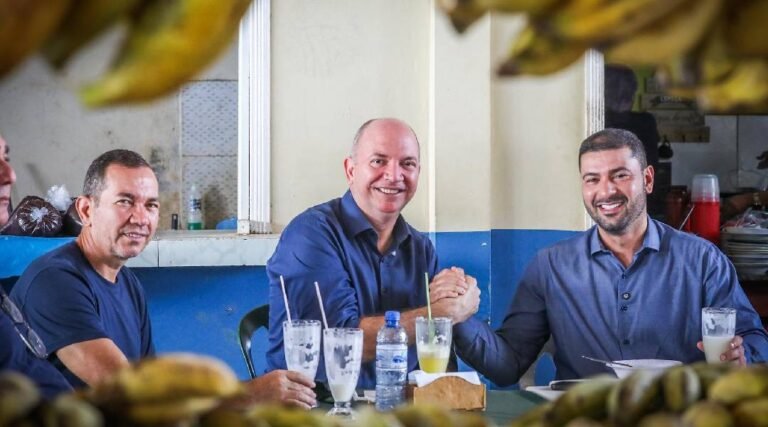 Prefeito de Sena Madureira recebe Nicolau Jr com café da manhã e apresenta construção de casas