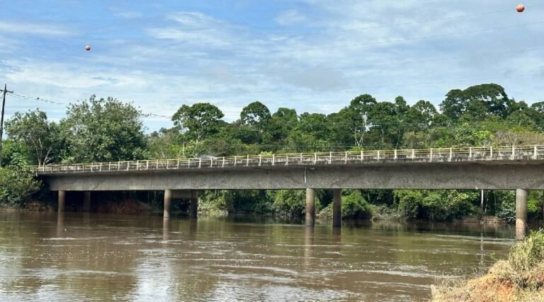 Ponte do Rio Môa, na Ac-405, será interditada temporariamente para obra da Energisa nesta sexta e sábado