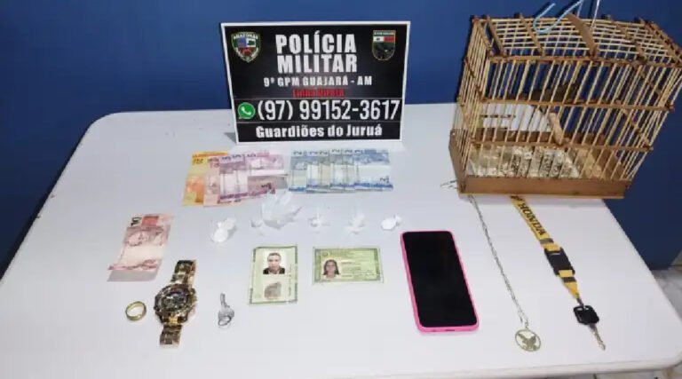 Polícia prende casal por tráfico de drogas em Guajará – AM