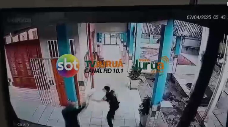 Imagens de segurança revelam detalhes do assassinato de vigilante em escola pública na Baixada da Sobral