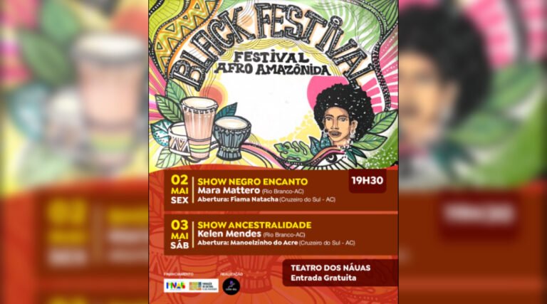 Festival Afro Amazônida será realizado em Cruzeiro do Sul nos dias 2 e 3 de maio
