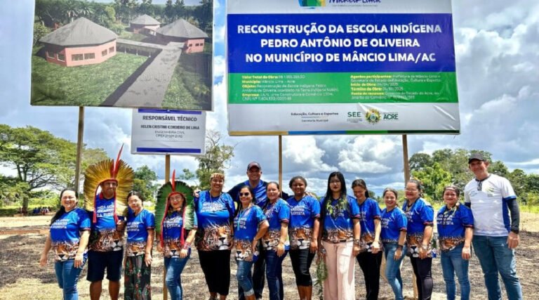 No Acre, comunidade Nukini celebra avanços na educação com a nova escola indígena