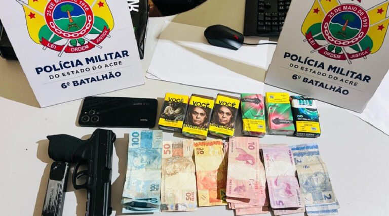 Polícia Militar de Cruzeiro do Sul prende três suspeitos após assalto em estabelecimento comercial