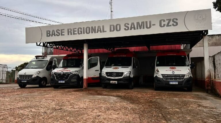 12 pessoas são atendidas pelo SAMU após incêndio de grandes proporções em Cruzeiro do Sul