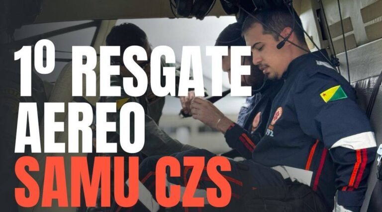 Cruzeiro do Sul registra primeiro resgate aéreo do SAMU com transporte de criança indígena em estado grave