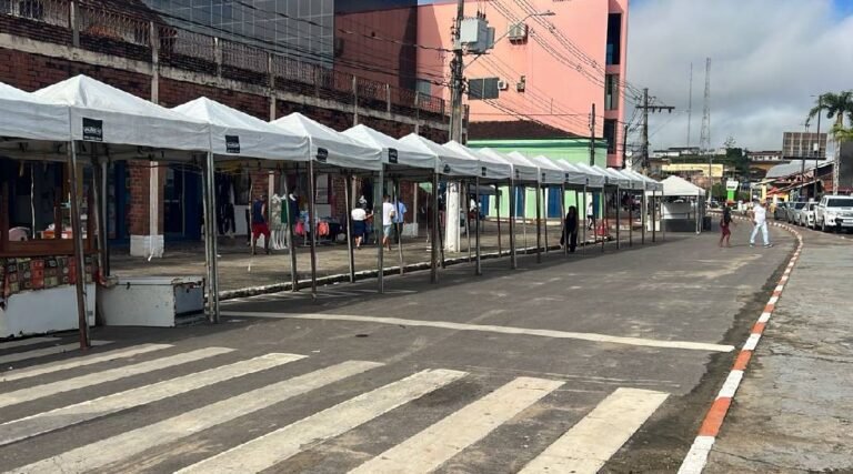 Vias são interditadas no centro de Cruzeiro do Sul para garantir segurança durante o Show do Trabalhador