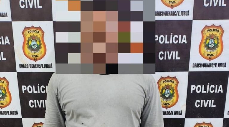 Polícia Civil prende condenado por homicídio e estupro de vulnerável em Cruzeiro do Sul