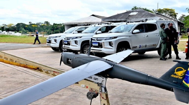 Acre é o primeiro estado do Brasil a usar drone Harpia no reforço da segurança pública