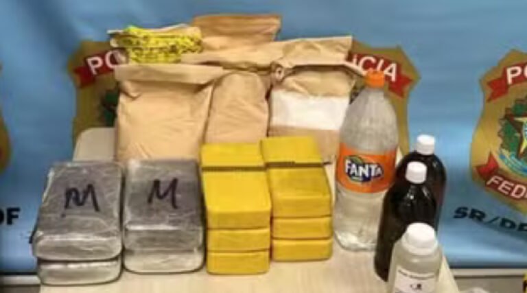 Mulher com bebê é presa com 10 kg de drogas no aeroporto após embarcar em voo no Acre