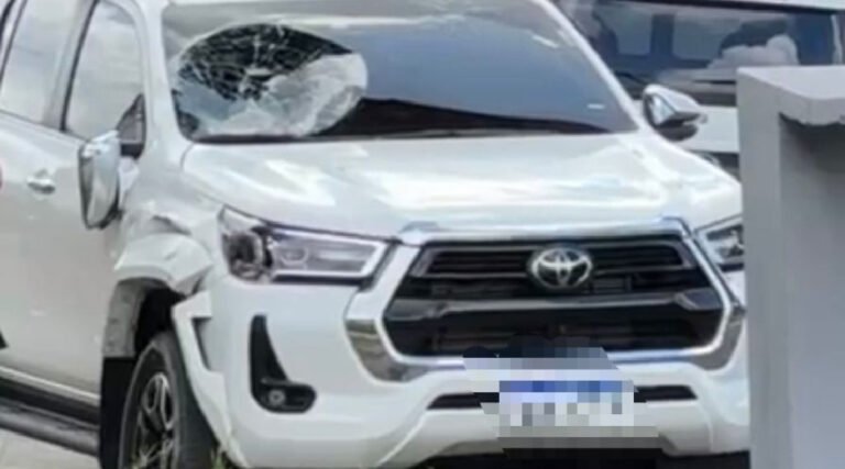 Motociclista fica ferido em acidente com caminhonete na Avenida Coronel Mâncio Lima, em Cruzeiro do Sul