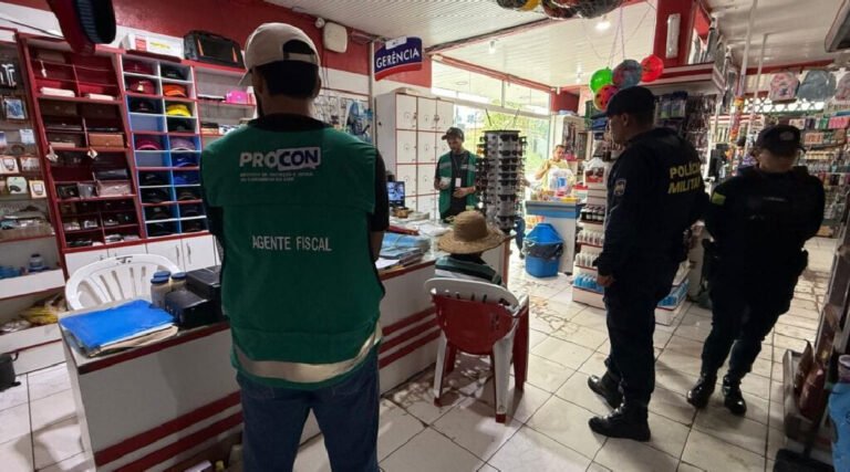 Procon e Polícia Militar realizam operação para coibir venda de linhas cortantes em Cruzeiro do Sul