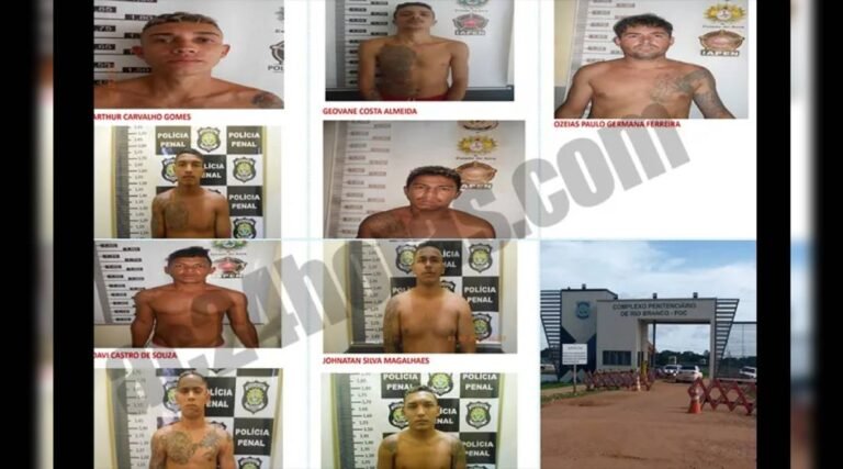 Rio Branco: Nove detentos fogem do presídio Francisco D’Oliveira Conde