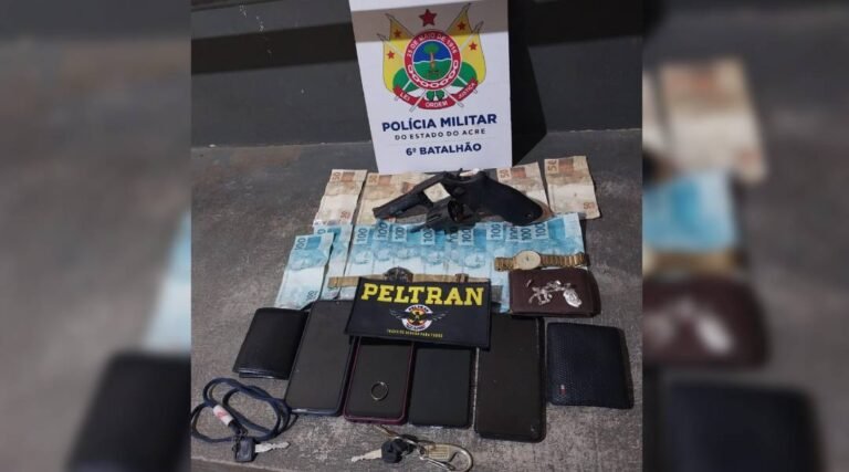 Criminoso é baleado em confronto com a Polícia Militar durante assalto em Cruzeiro do Sul