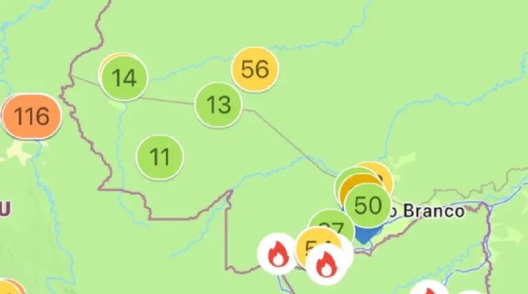 Poluição do ar ultrapassa o limite recomendado em seis municípios do Acre