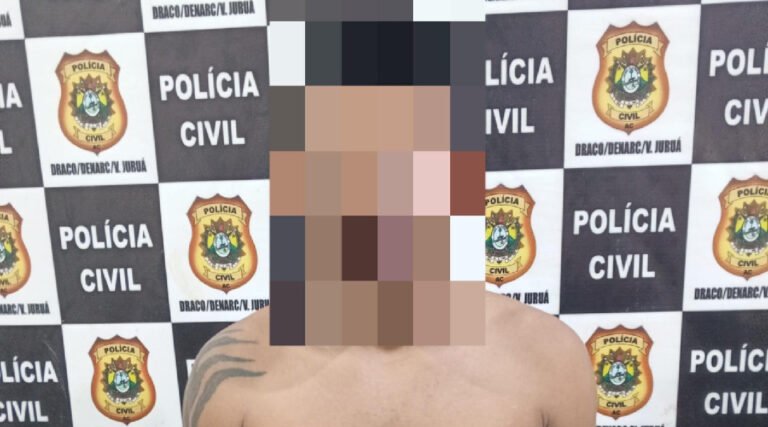Polícia Civil cumpre mandado de prisão contra autor de roubo no bairro do Cumarú, em Cruzeiro do Sul