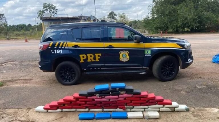 Casal do Acre é preso com 60 tabletes de maconha na BR-364, em Porto Velho