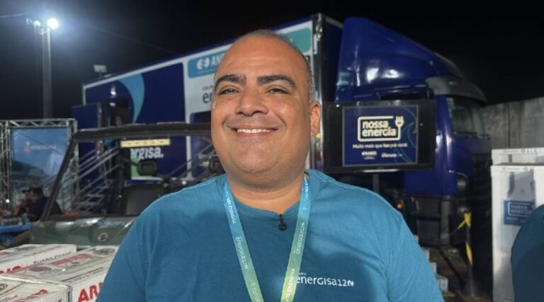 Na Expoacre Juruá, Energisa orienta sobre uso seguro e consciente da energia e troca geladeiras e lâmpadas