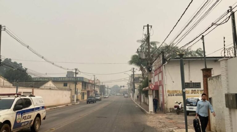 Rio Branco tem a 2ª pior qualidade do ar do Brasil em meio à disparada das queimadas