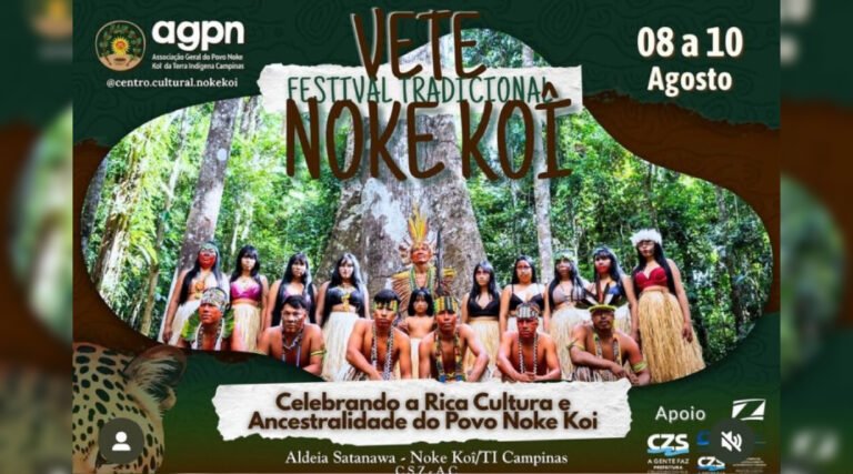 Começa mais uma edição do Festival Ancestral Noke Koî em Cruzeiro do Sul