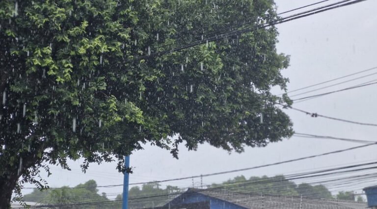 Inmet emite alerta de chuvas intensas para todo Acre; ventos podem chegar a 60 km/h